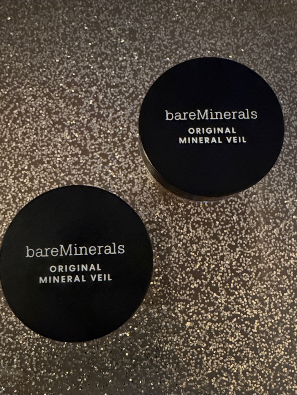 2 bareMinerals mini (0.75g or 0.03oz.) Original Mineral Veil